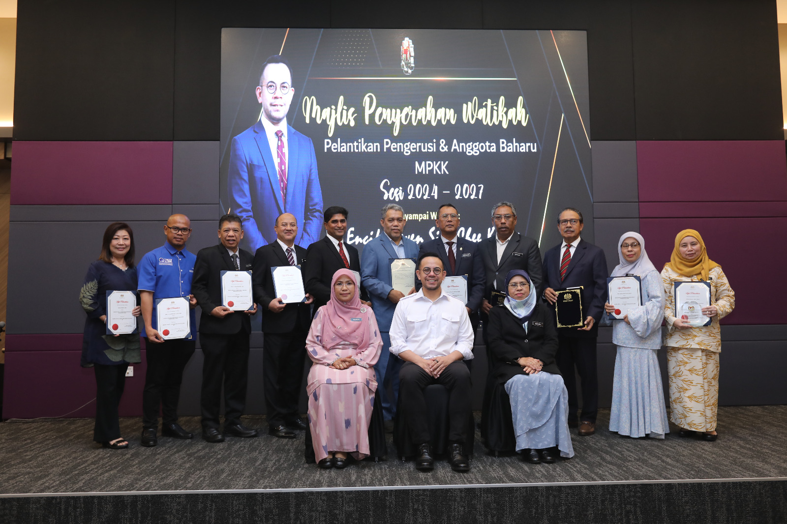 Majlis Penyerahan Watikah Pelantikan Anggota Majlis Pembangunan Kemahiran Kebangsaan (MPKK) yang baharu bagi sesi 2024-2027